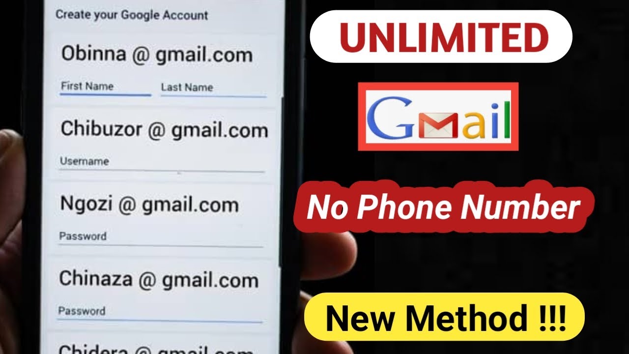 Как создать неограниченное количество аккаунтов Gmail без подтверждения по телефону/без OTP в 202...