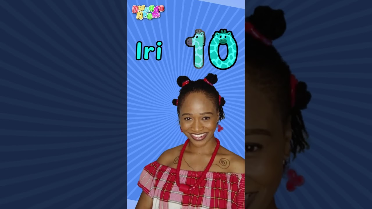 Write, Spell and Pronounce the Igbo Numbers (1 -10) with SUBTITLES. Onụọgụgụ #countinginigbo #igbo