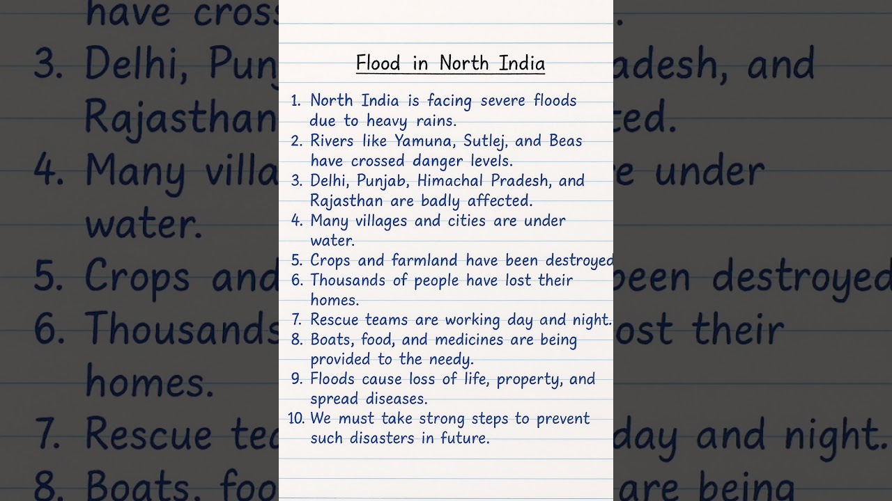 North India Flood | Due to Heavy Rain North india flood #heavyrain #Northindiaflood#Punjab