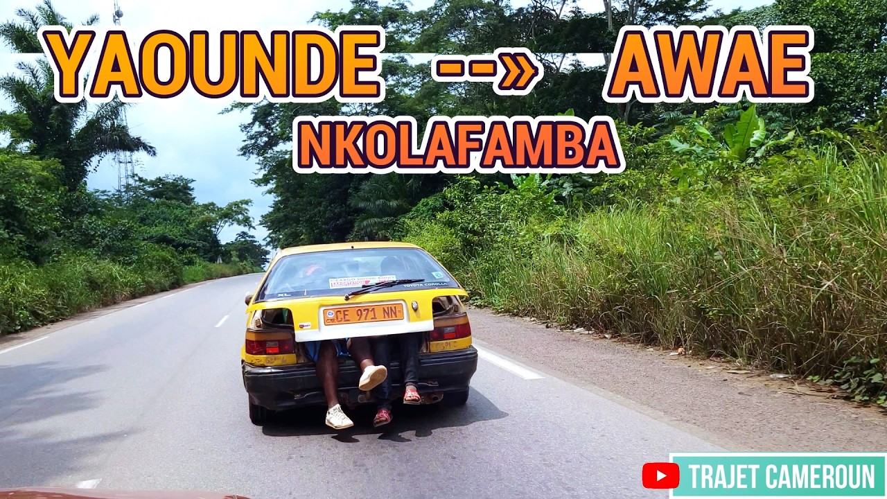 Voyage sur l'axe-lourd (Yaoundé - Bertoua) de Nkoabang à Awae - Trajet Cameroun