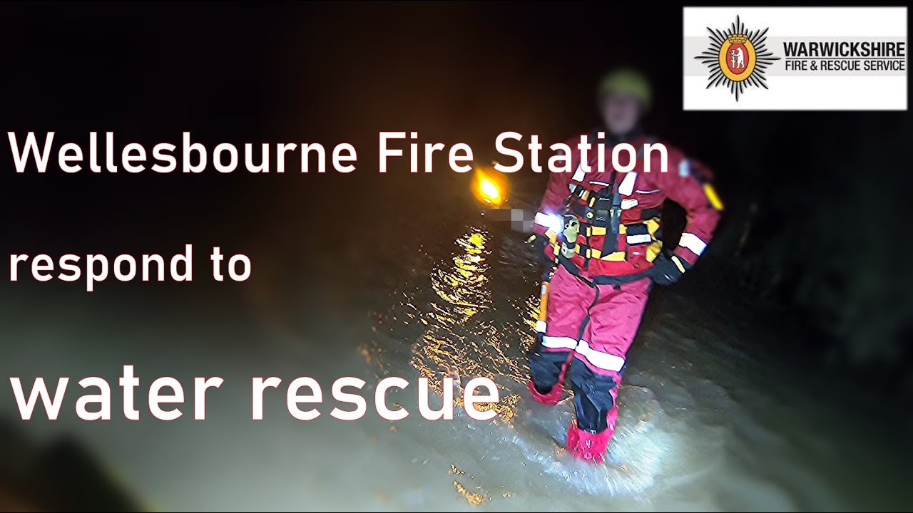 Wellesbourne Fire Station respond to water rescues by H. Lucy (Warwickshire Fire and Rescue Service)
