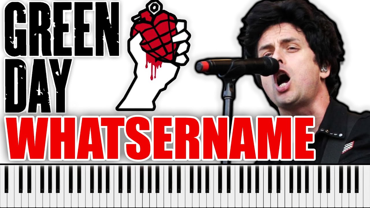 GREEN DAY - Whatsername | PIANO COVER (Billie Joe Armstrong's vocals)
