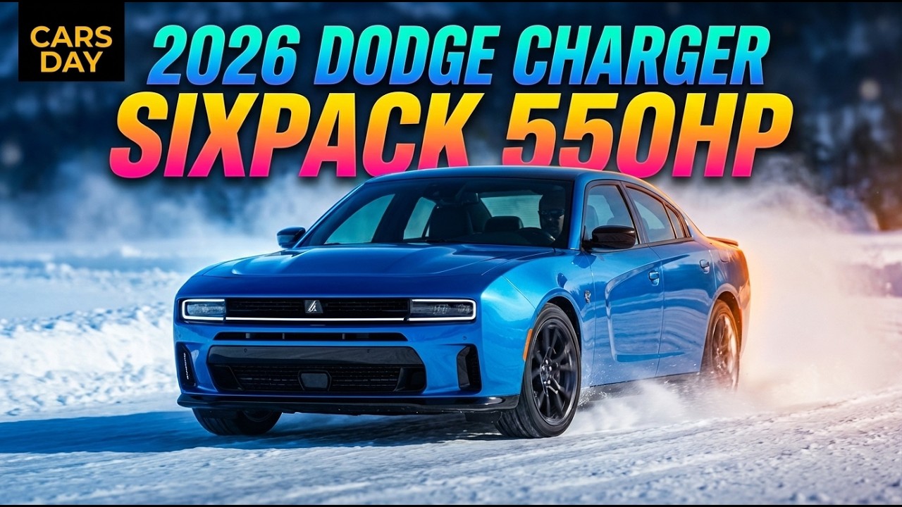 2026 Dodge Charger SIXPACK 550HP Snow Drifting & Winter Test! ❄️💨