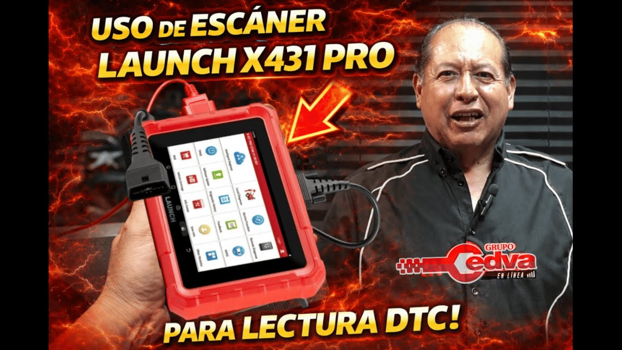 Uso de escaner LAUNCH X431 PRO para lectura DTC