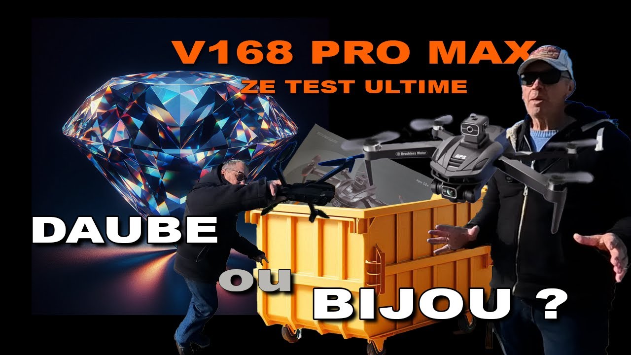 DRÔNE : Test V168 Pro Max (Chef d'oeuvre ou arnaque ?)