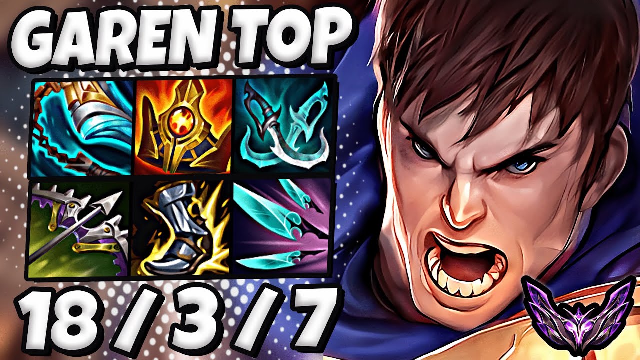 Garen vs Gangplank TOP [ Quadra Kill ] Korea Master Patch 14.8 ✅
