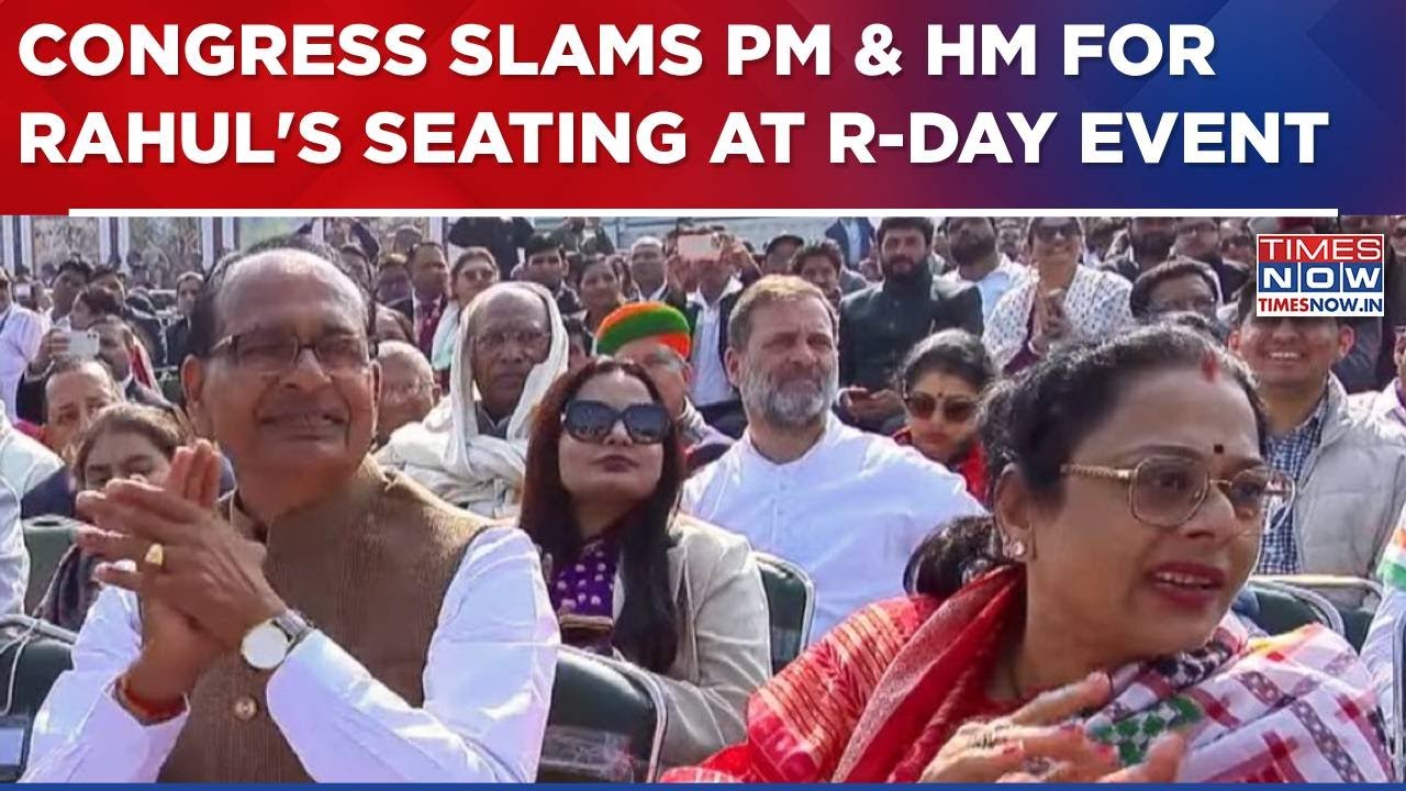 Congress Fumes At Rahul Gandhi's Seating At R-Day Event: 'PM-HM Want To Insult Rahul & Kharge'