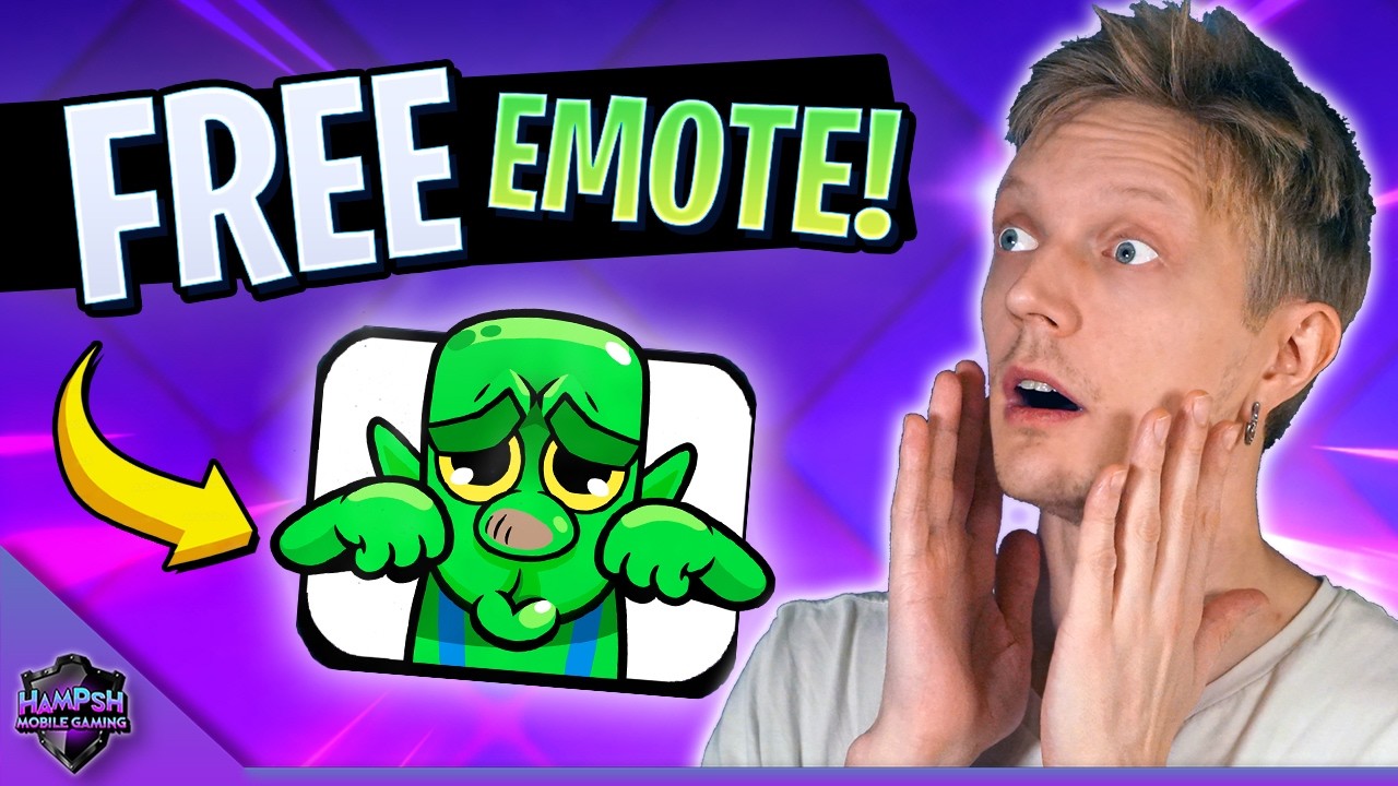 FREE Crying Goblin Emote 🎁 Clash Royale GIVEAWAY 👇 Join to Win