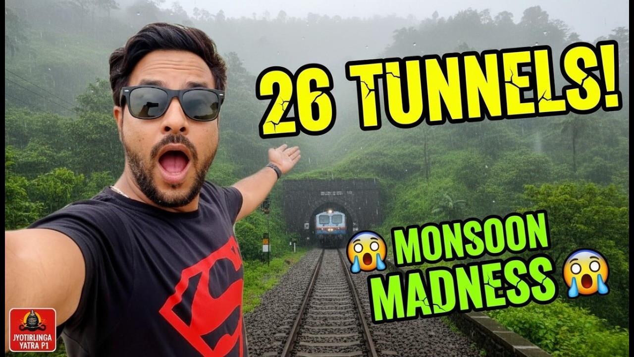 26 Tunnels, Monsoon Magic & Train Food Review 🌧️ | Jaipur to Pune Journey