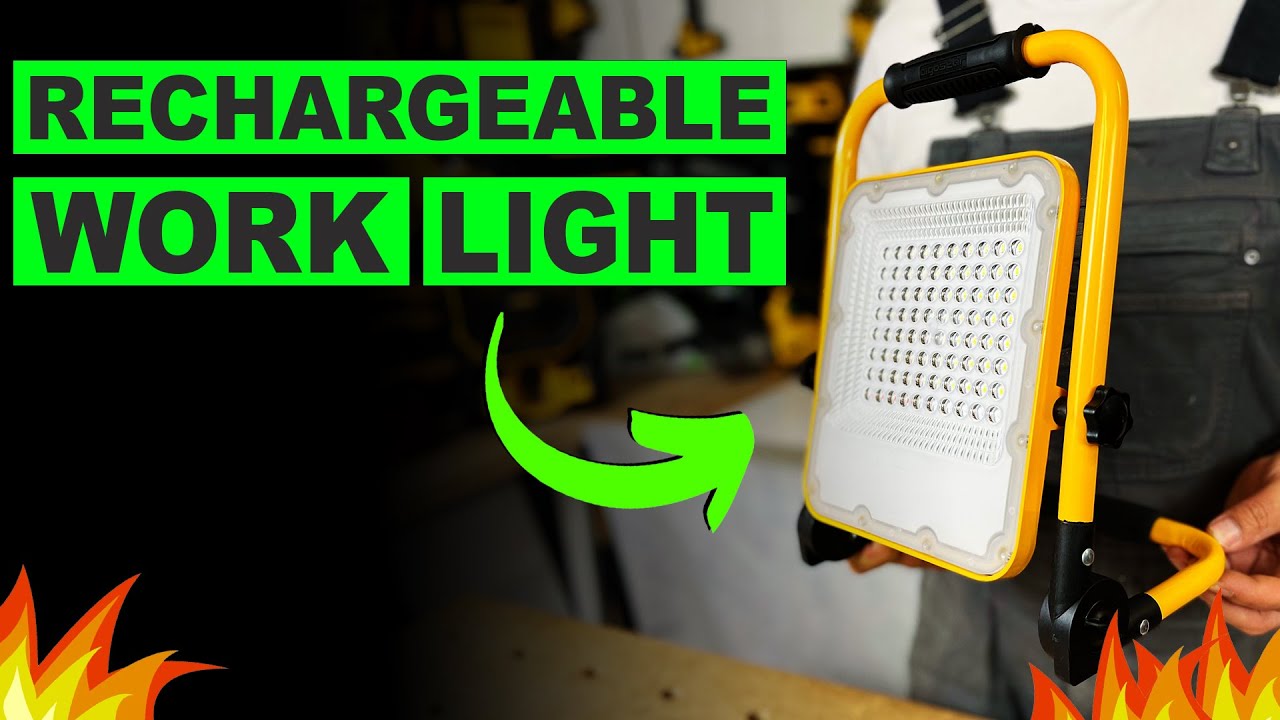 Say goodbye to old-style halogen work lights! 5000 lumen LED AIGOSTAR review