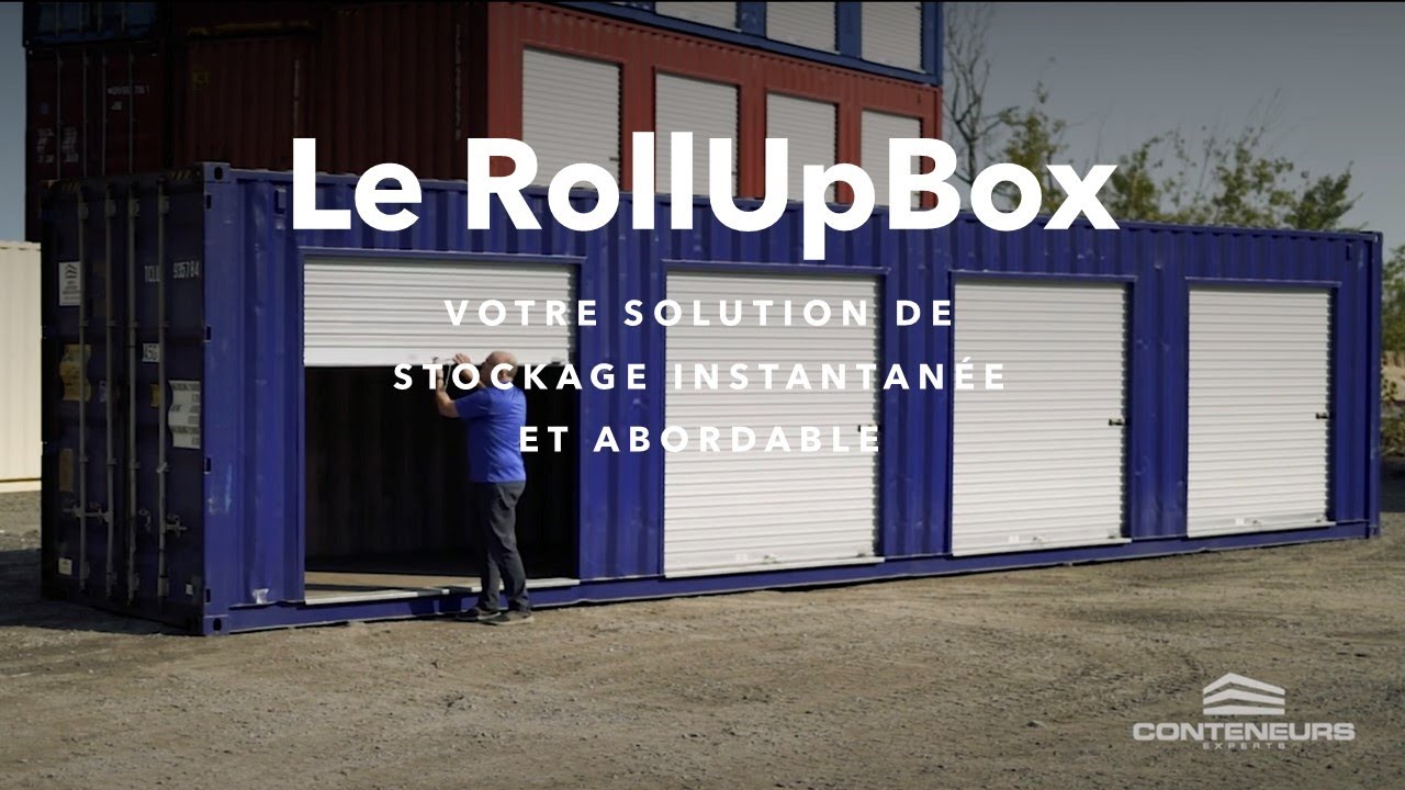Découvrez le RollUpBox : Votre Solution de Stockage Instantanée et Abordable !