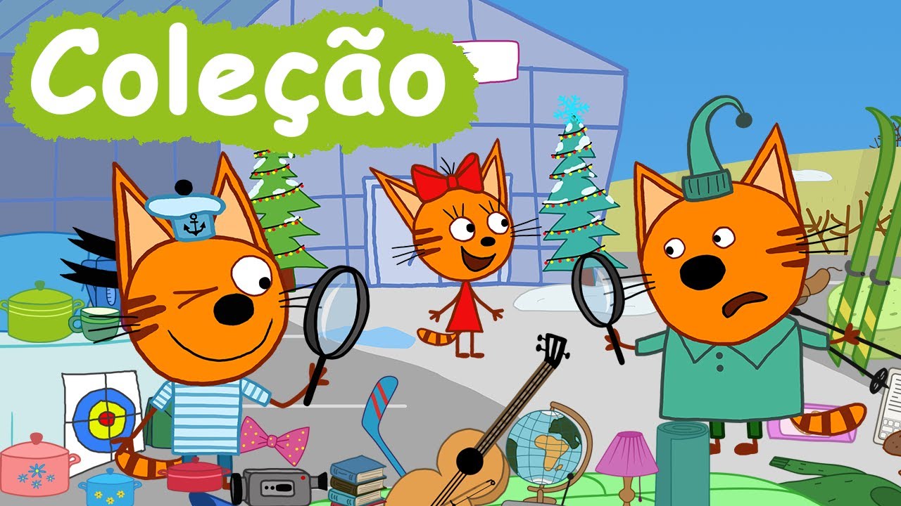 Kid-E-Cats em Portugues | Coleção dos episódios | Desenhos para crianças