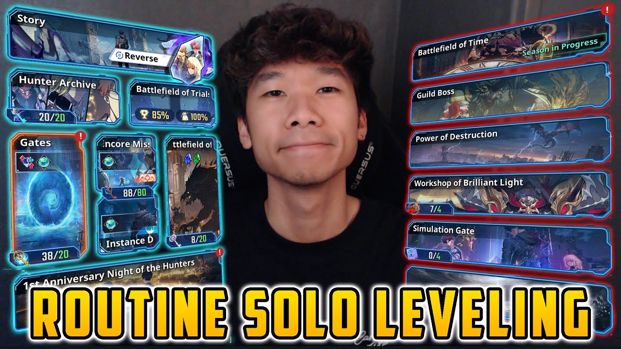 Ma routine quotidienne sur Solo Leveling Arise !