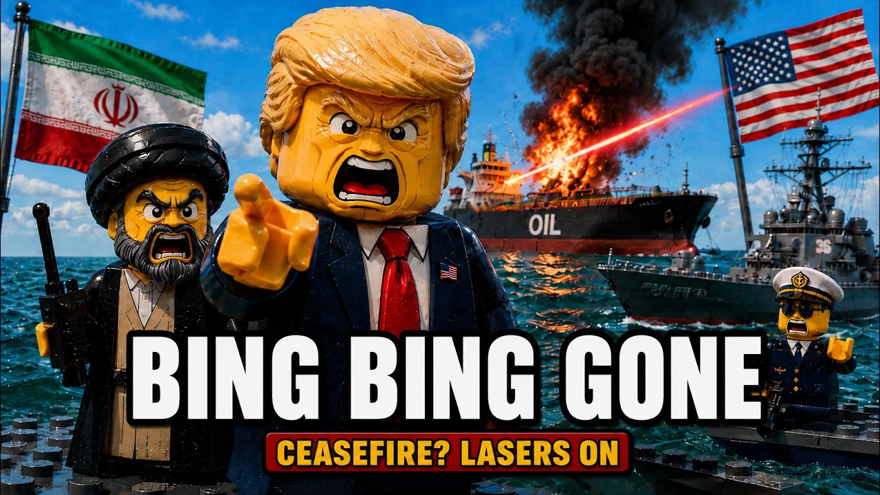Trump + Iran Oil Clash + Did He Turn War Into a Meme? (LEGO Rap Story)