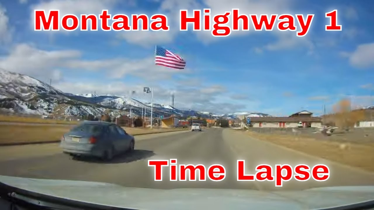 Anaconda to Philipsburg Montana & Back Time Lapse