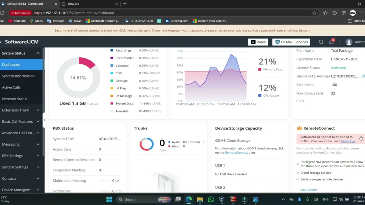 How to Configure Grandstream Software UCM | Full Setup, Extensions, Intercom, GDMS Cloud & Wave App