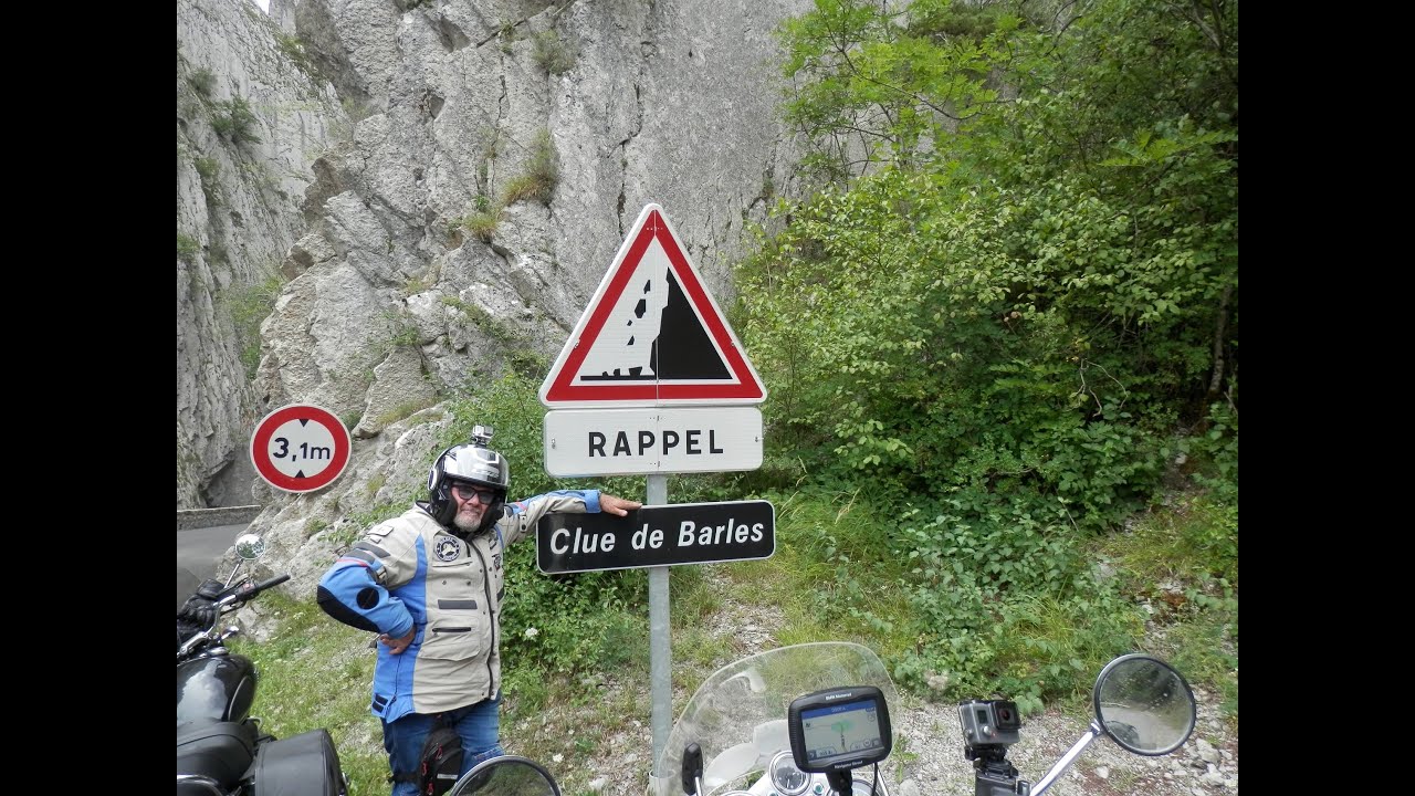 francia in moto clue de barles verdaches balcony&dangerous road
