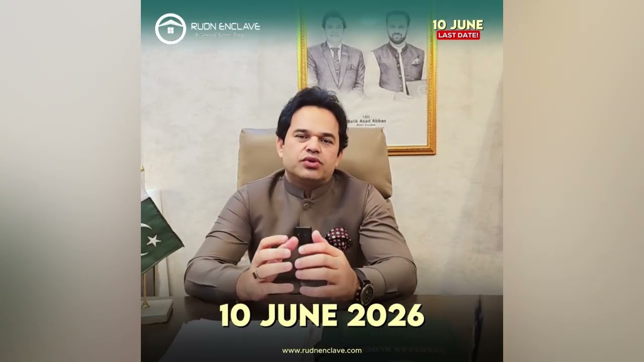 🚨 Don't Miss This Opportunity! Own a  7 Marla Plot in just PKR 3.5 Million till 10 June 2026.