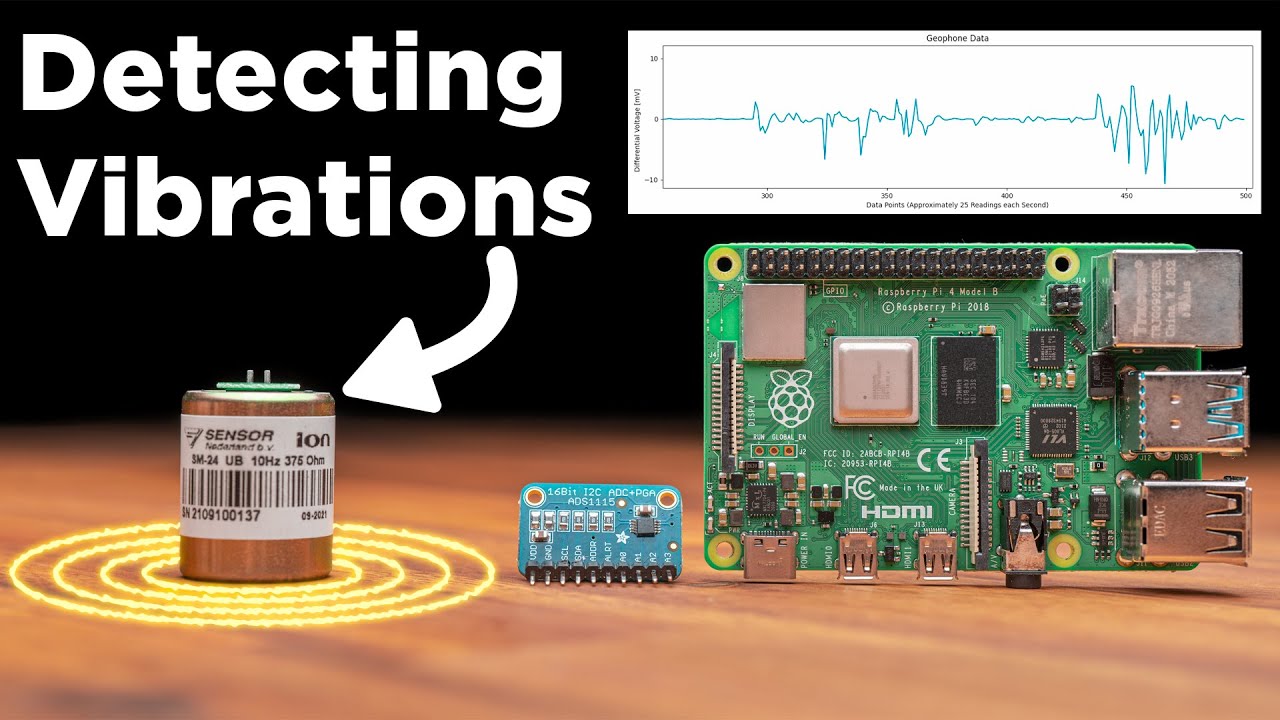 Как использовать геофон с Raspberry Pi и АЦП — сейсмическое и звуковое обнаружение