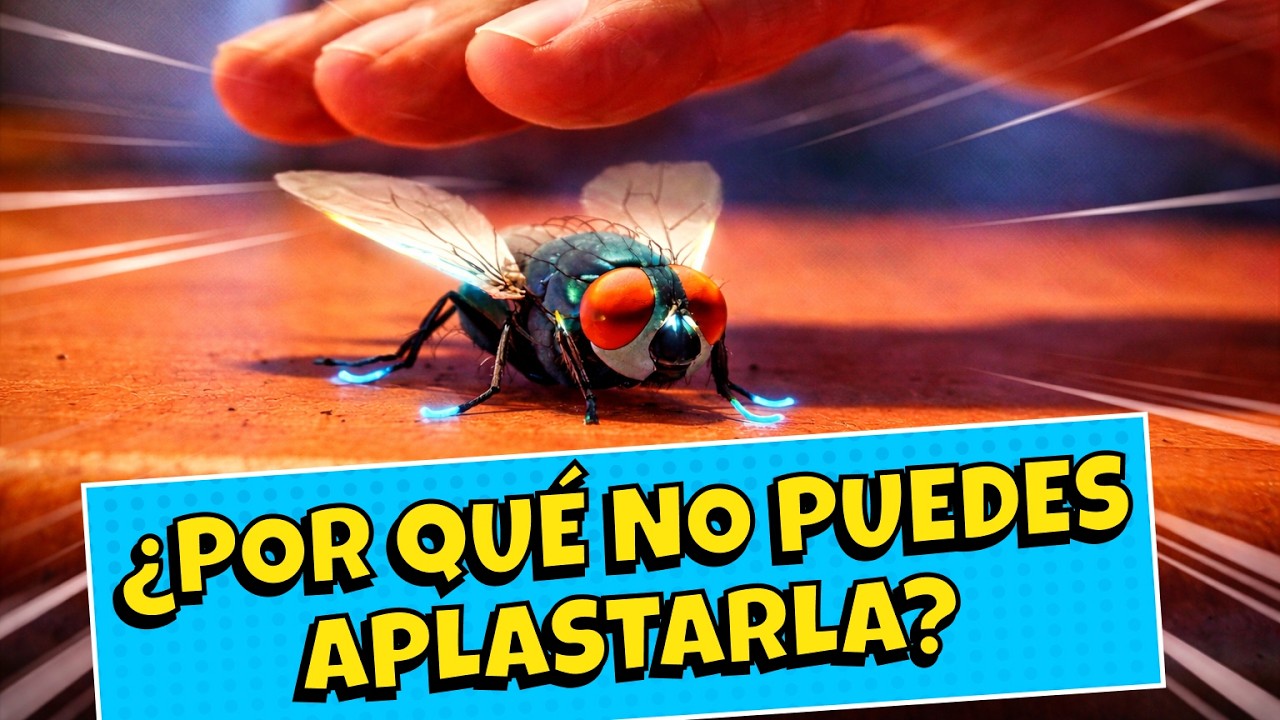 ¿Por qué no puedes aplastar una mosca con la mano?