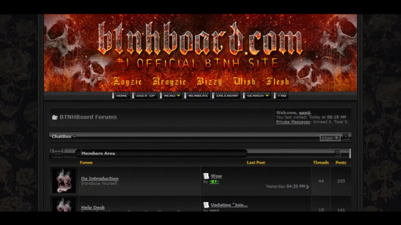 BTNH Board is back (Layzie Bone Intro)