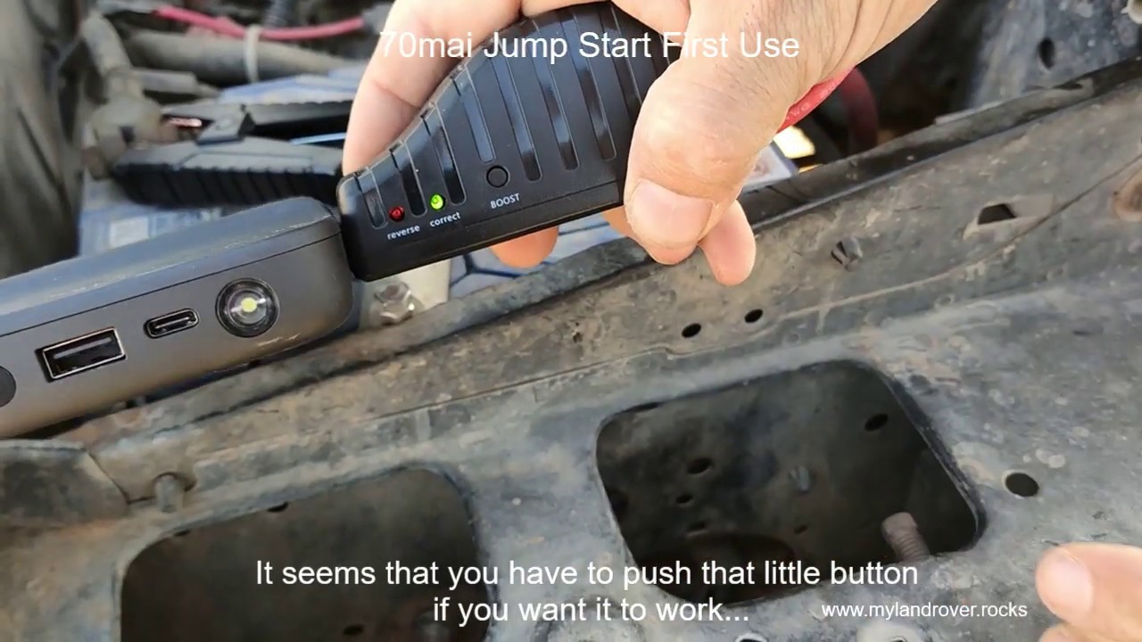 Xiaomi 70mai Jump Start Battery first use