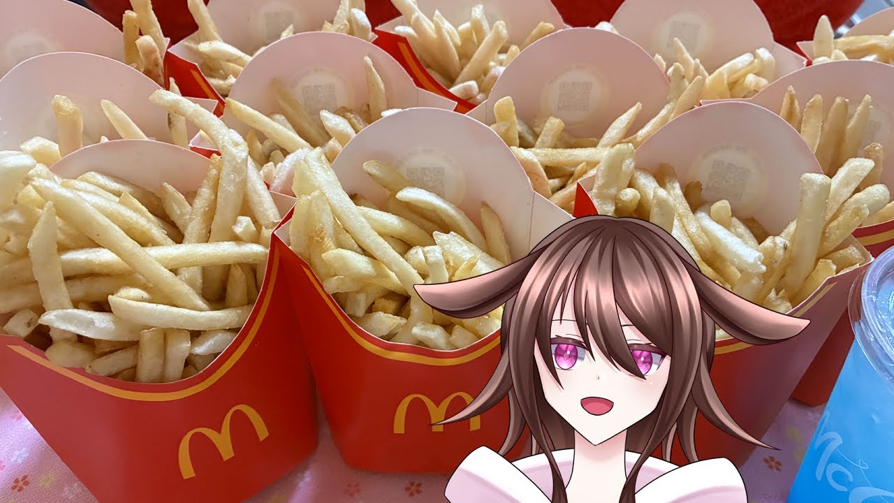 【飲食】ポテトを食べながら雑談したりゲームする！【雑談/みとらみと#shorts #vtuber 】