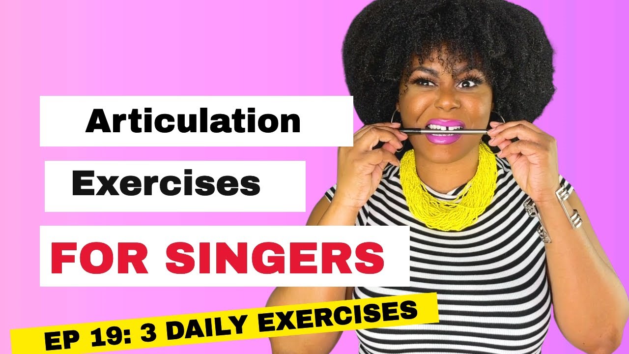 Articulation Exercise for Singers - Vocal warm up (2021)