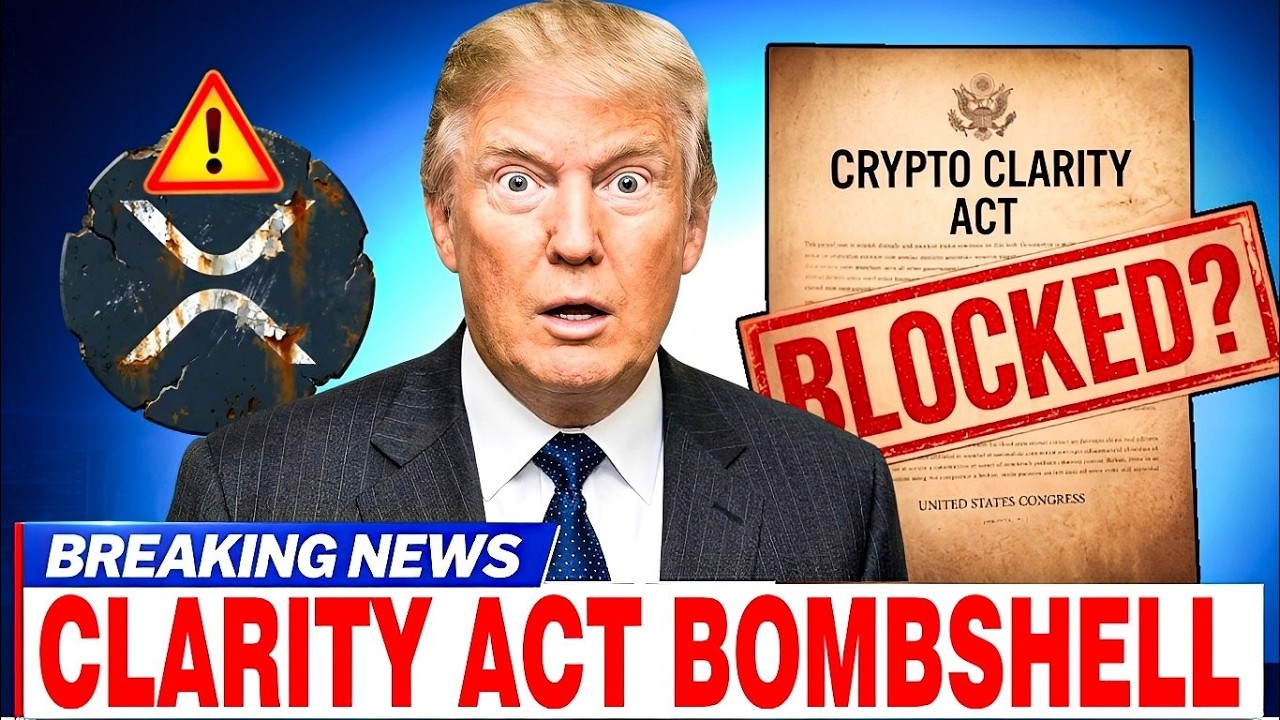 Новости XRP сегодня: Трамп только что об этом сообщил... Закон о ясности отменен?!