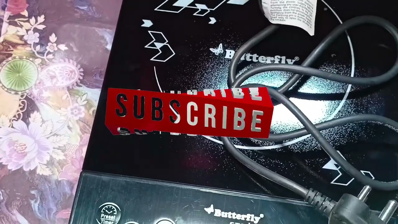 unboxing and testing butterfly induction stove