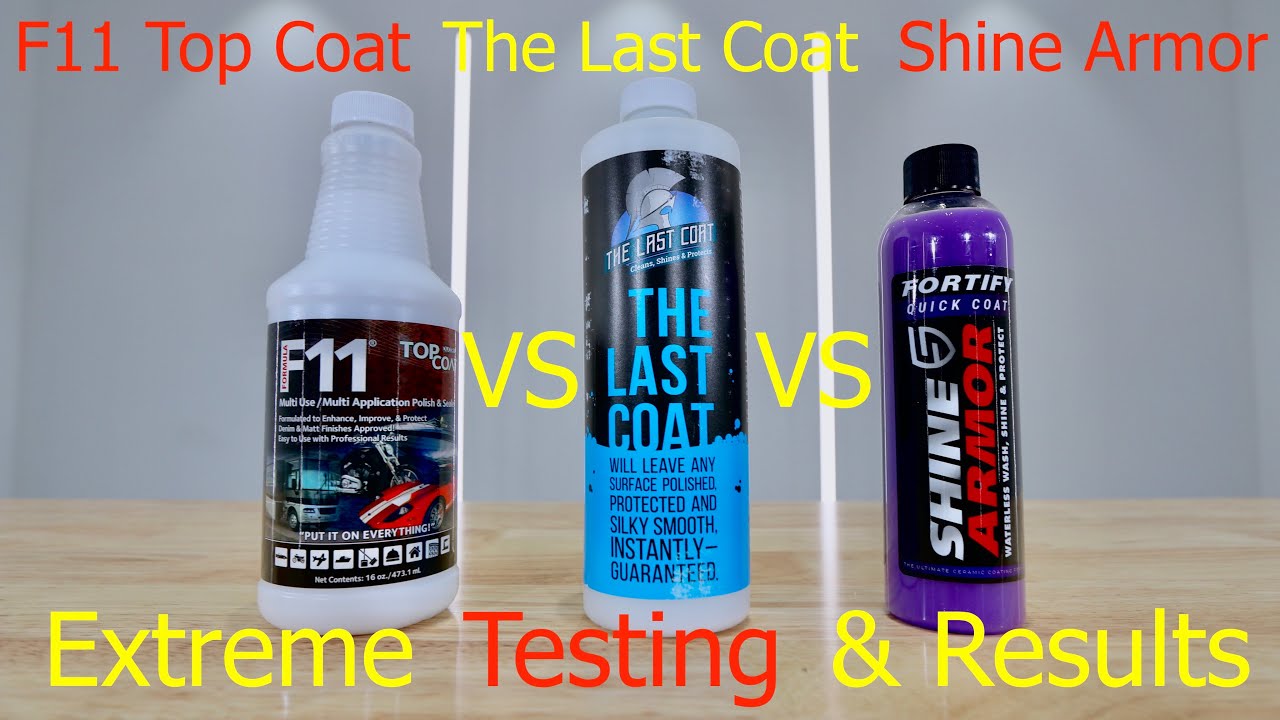 F11 Top Coat против The Last Coat против Shine Armor — подробное тестирование и результаты!