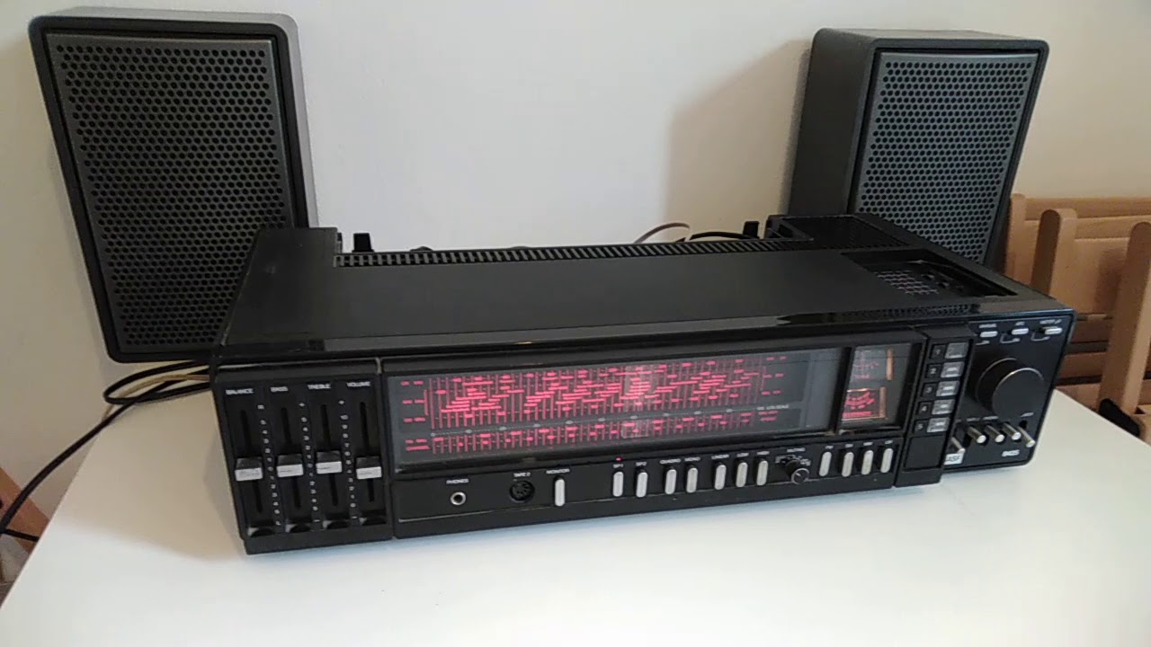 BASF receiver hifi stereo 8425, raro amplificatore vintage tedesco tuner radio test