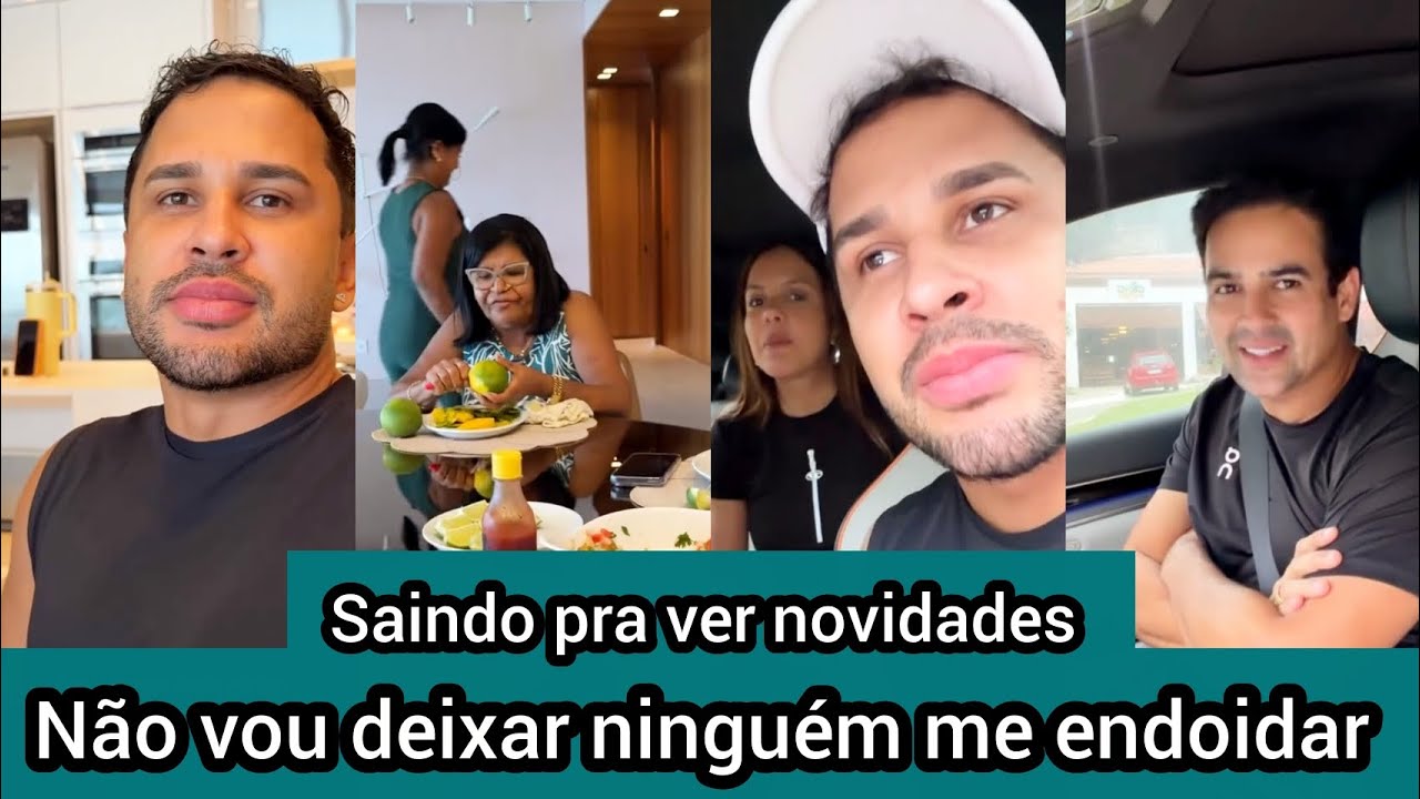 Lucas Guimarães sai com casal de amigos pra olhar algumas coisas e diz que ninguém vai endoidar ele 