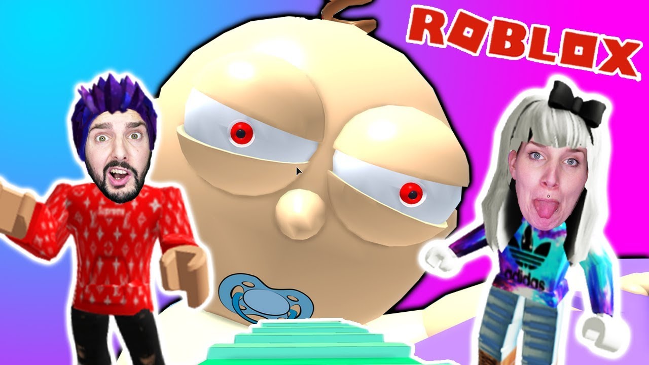 Roblox: ENTKOMME AUS KINDERTAGESSTÄTTE! NINA + KAAN GEFANGEN IN KITA VOM RIESIGEN BABY! Daycare Obby