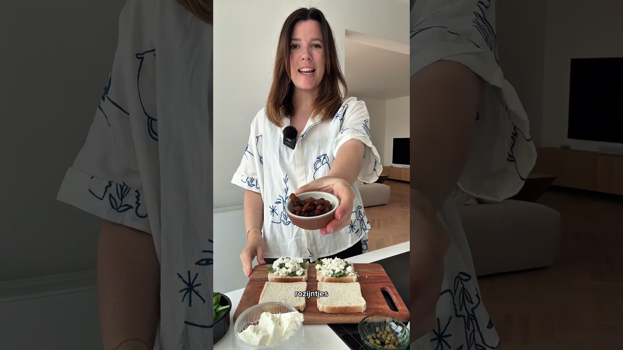 Croque met feta, spinazie en pijnboompitjes 🥰