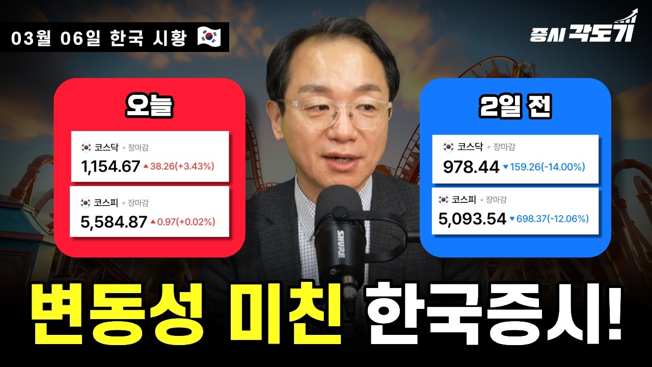[3월 6일 금요일 한국시황] 마이클 버리도 경고한 한국증시 | 이란 사태에서 가장 중요한 포인트!! | 서학 개미가 눈 돌린 곳!