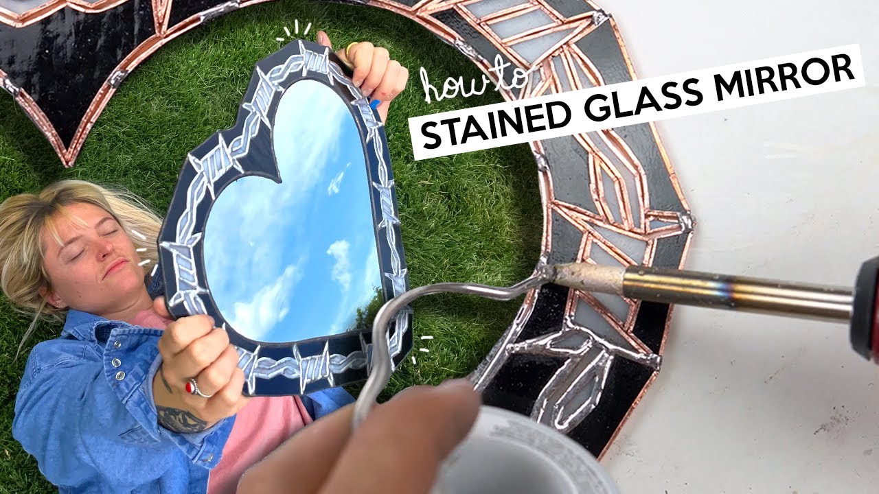 How To Make a Stained Glass Mirror