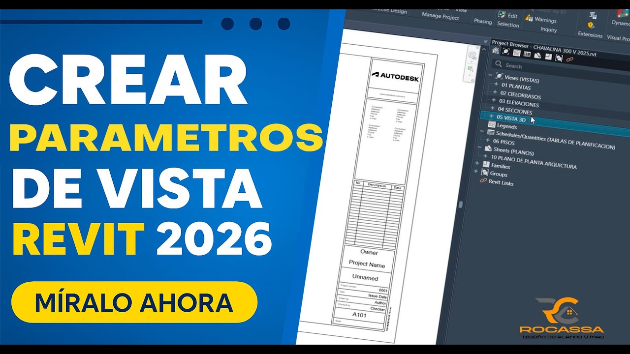 Aprende a Organizar el Navegador de Proyectos en Revit 2026