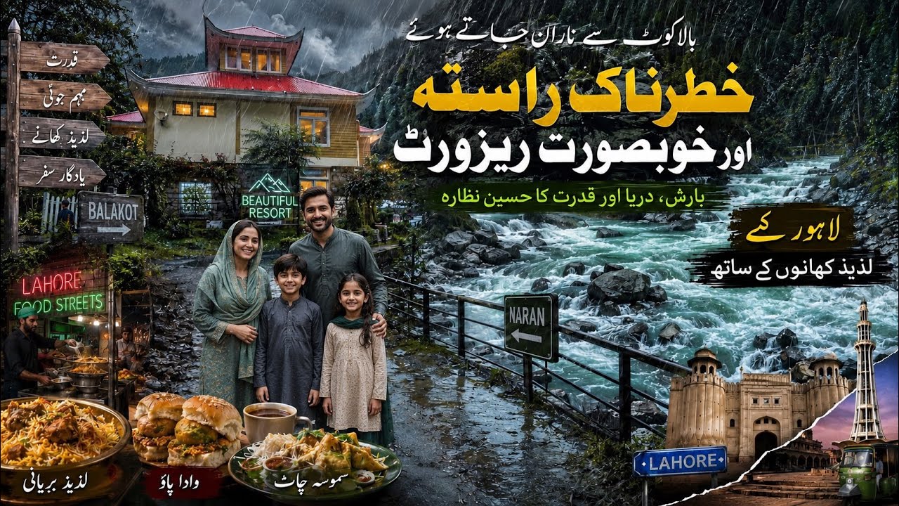 Balakot to Naran Road Condition 2026 | Beautiful Wood Resort Riverside Tour | Naran Travel Vlog
