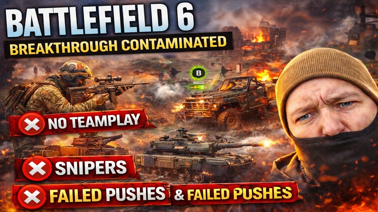 Battlefield 6 Breakthrough Contaminated – No Teamplay, Snipers & Failed Pushes