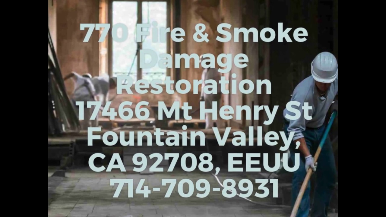 Fire Damage Fountain Valley