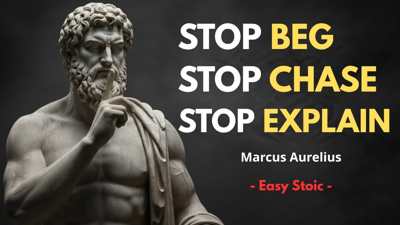 STOP Chasing, STOP Explaining &mdash; Let SILENCE Speak for You | Stoicism