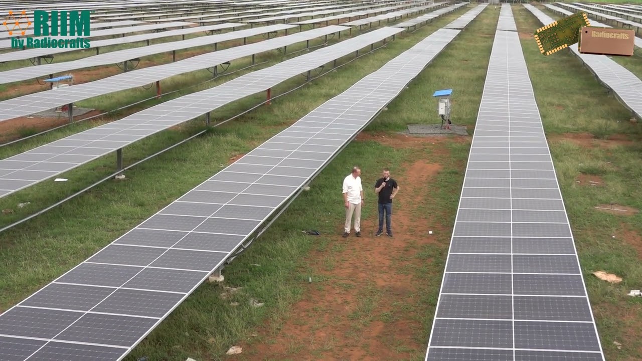 Commissioning A Large Solar Tracking Installation Using RIIM Mesh!