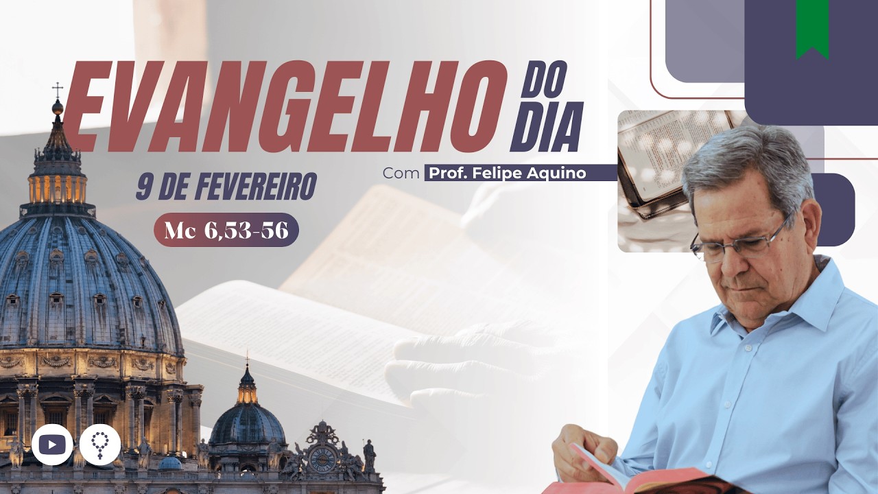Evangelho do dia (Mc 6,53-56) | 09/02/26 - Jesus cura todos que vem a Ele