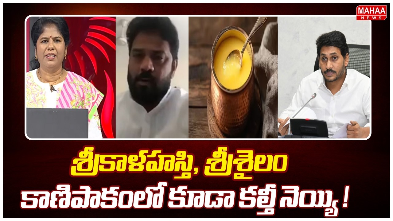 శ్రీకాళహస్తి, శ్రీశైలం, కాణిపాకంలో కూడా కల్తీ నెయ్యి ! | TDP Leader Meda Vijaya Sekhar Reddy
