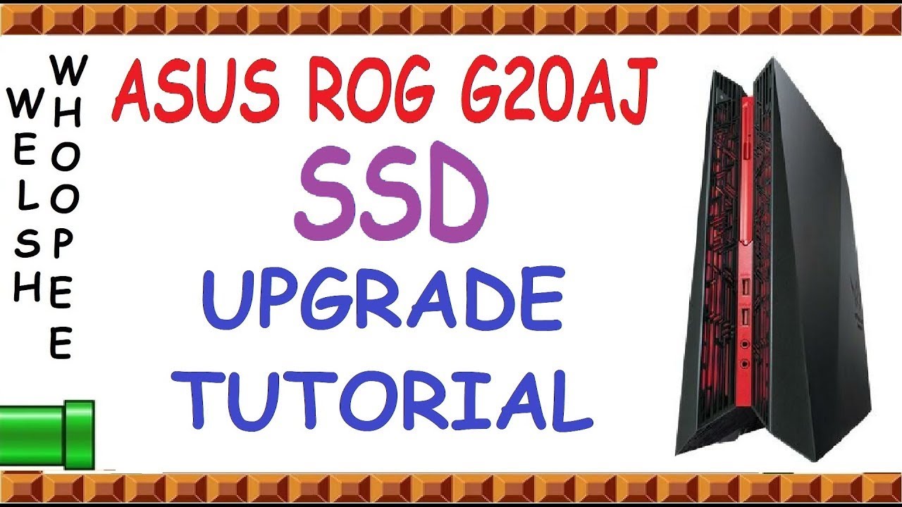 Инструкция по замене SSD-накопителя (Asus ROG G20AJ)