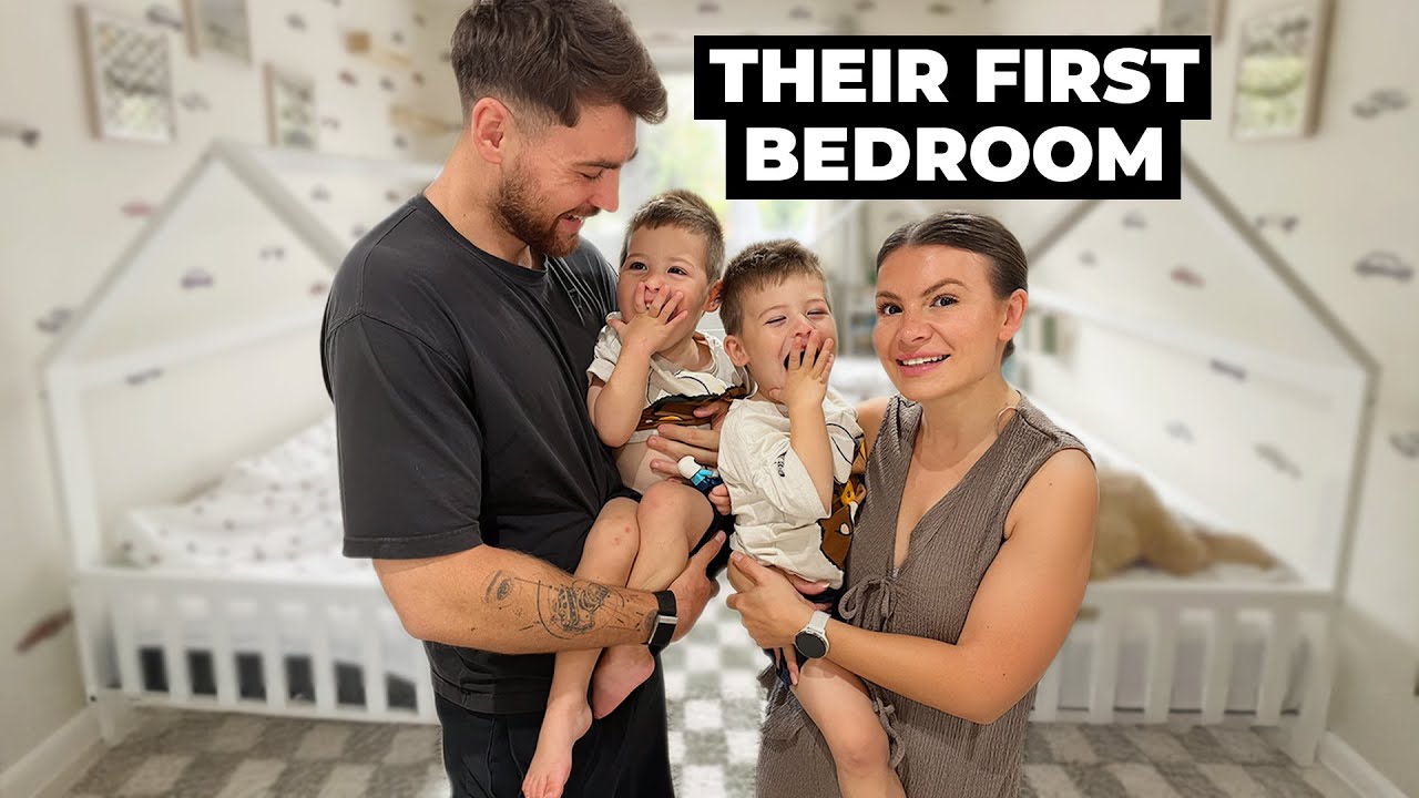 Surprising Our Twins with their FIRST BEDROOM! *emotional*
