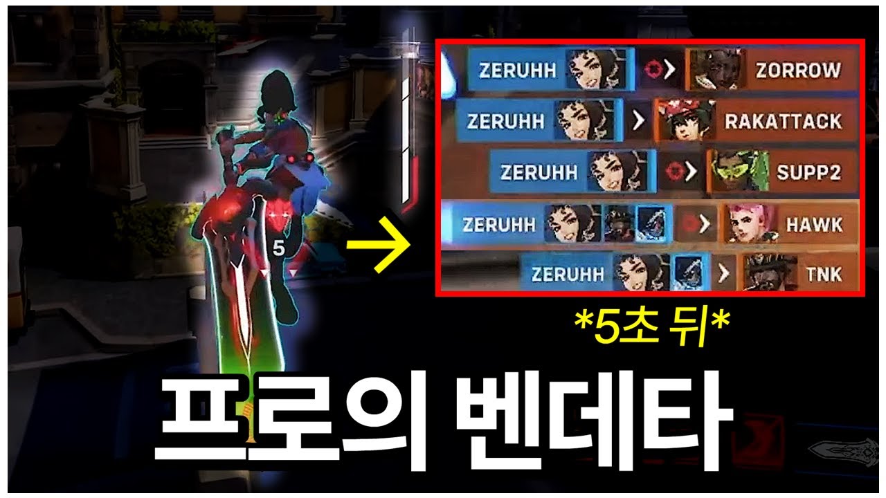 프로게이머가 하는 벤데타는 다르네...ㄷㄷ 이거 사기 확정 아닌가요?