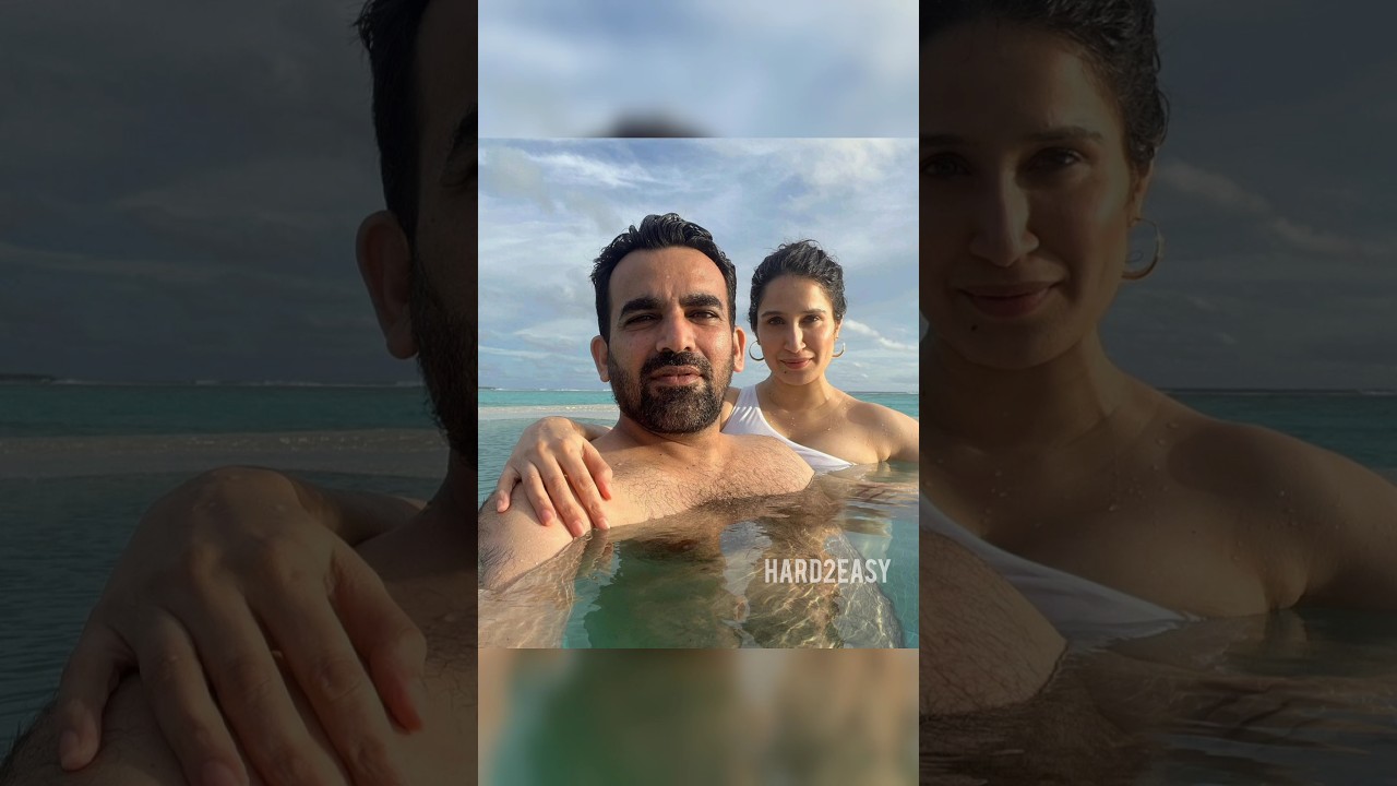 💖 zaheer khan with Gorgeous Wife Sagarika Ghatge 🔥 #zaheerkhan #sagarikaghatge #shorts