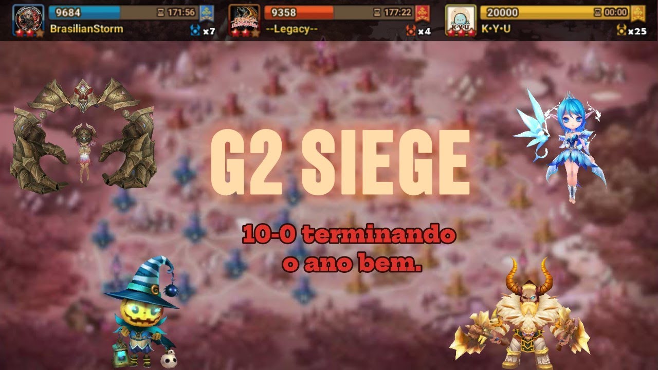 G2 SIEGE | BrasilianStorm vs --Legacy-- vs K•Y•U